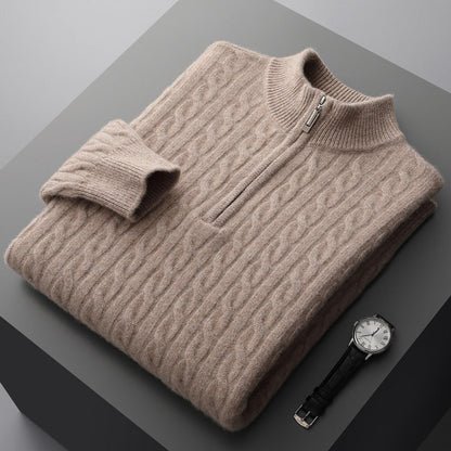 Bellini Cashmere Half Zip Sweater