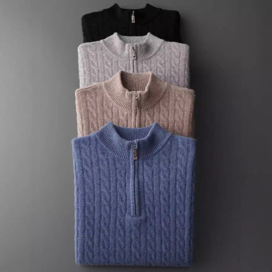 Bellini Cashmere Half Zip Sweater